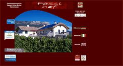 Desktop Screenshot of fasslhof.it